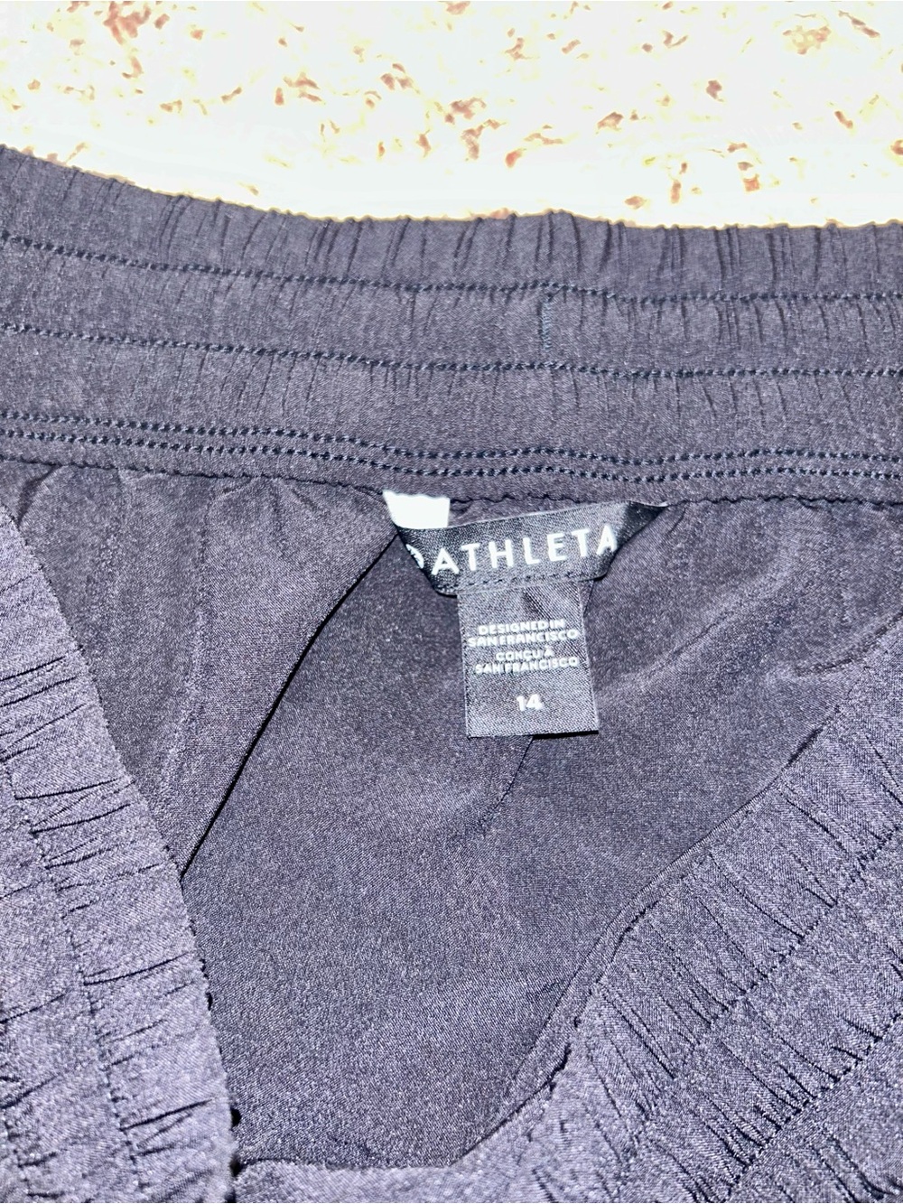NWT Women’s Athleta Black Elastic Waist A-Line Midi Skirt size 14 - Picture 10 of 12